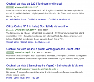 Ricerca per parola chiave occhiale da vista